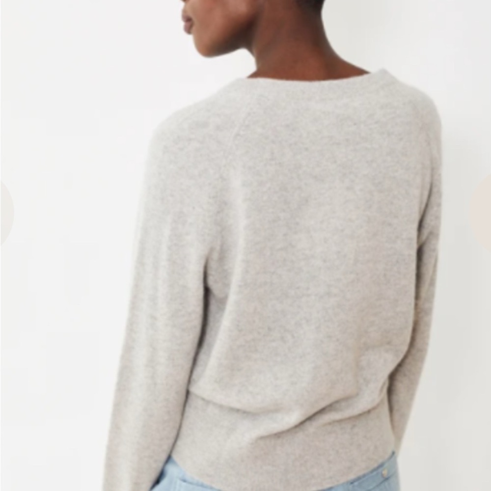 White + Warren Cashmere Intarsia multi Star Sweater - Picture 4 of 8